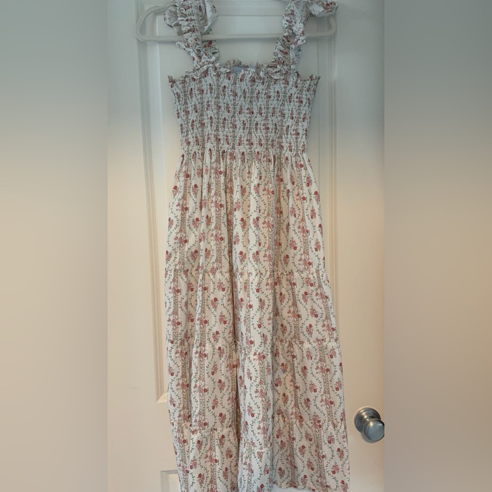 Hill house Nap Dress Smocked Floral Maxi